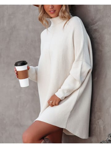 Milan Kiss Gebreide jurk crème