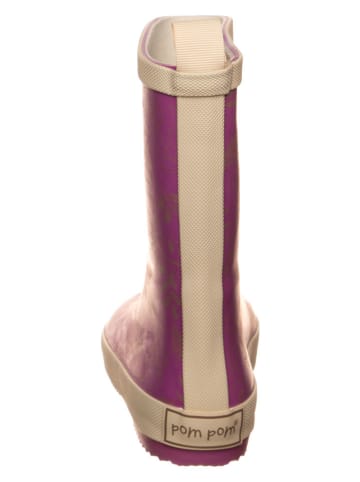 POM POM Gummistiefel "Solid" in Lila