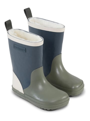 Bundgaard Gummistiefel "Aspen" in Khaki/ Dunkelblau