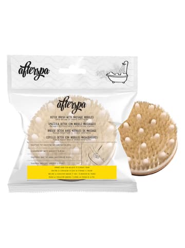 afterspa Bürste "Massage & Detox" in Beige