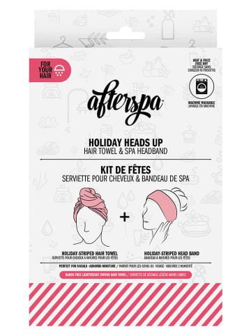 afterspa Ręcznik w kolorze jasnoróżowym do włosów