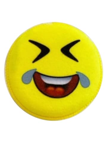 afterspa Gąbki kąpielowe (3 szt.) "Emoji" w kolorze żółtym