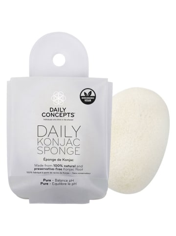 DAILY CONCEPTS Konjac-spons "Pure" crème