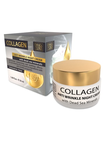 Dead Sea Collection Krem na noc "Collagen Anti Aging" - 50 ml