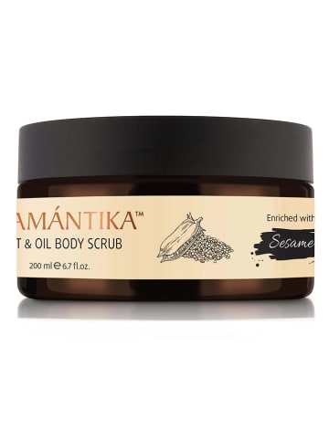 SEAMÁNTIKA Peeling do ciała "Salt & Oil - Sesame Seed Oil" - 200 ml