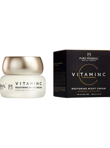 PURE MINERAL Krem na noc "Vitamin C Restoring Night" - 50 ml