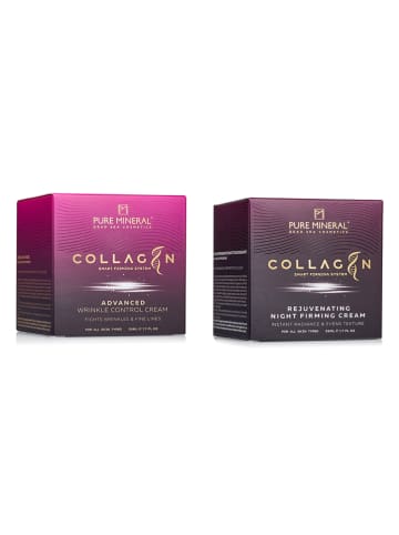 PURE MINERAL 2-częściowy zestaw "Collagen - Day & Night" - 2 x 50 ml