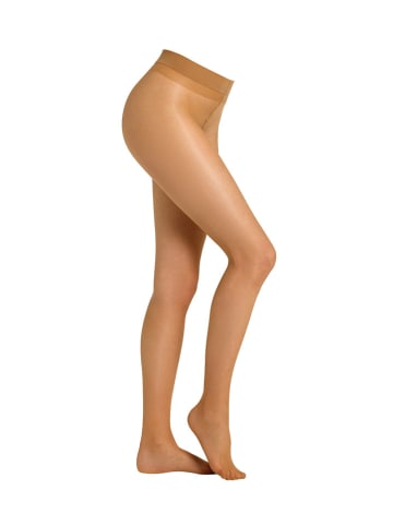 camano 2er-Set: Strumpfhosen "Online Everyday" in Hellbraun - 20 DEN