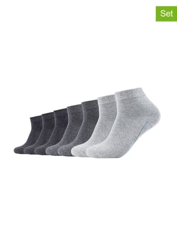 camano 7er-Set: Socken in Anthrazit/ Grau