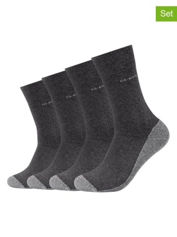camano 4er-Set: Socken in Grau
