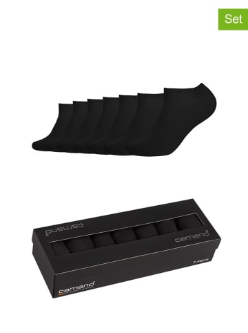 camano 7er-Set: Socken in Schwarz
