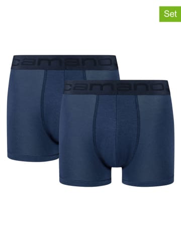 camano 2er-Set: Boxershorts in Dunkelblau