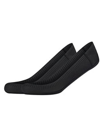 camano Skarpety-stopki (4 pary) w kolorze czarnym