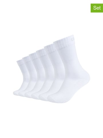 CAMP DAVID 6er-Set: Socken "Online Men" in Weiß