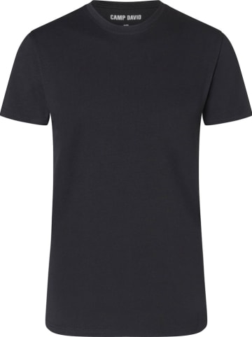 CAMP DAVID Koszulki (2 szt.) w kolorze czarnym