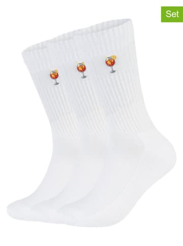 Flip Sox 3er-Set: Socken in Weiß