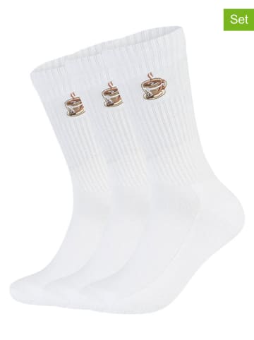 Flip Sox 3er-Set: Socken in Weiß