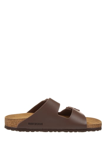 Birkenstock Pantoletten "Arizona" in Braun - Weite S