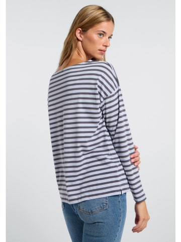 ELBSAND Longsleeve "Tooske" in Hellblau/ Grau