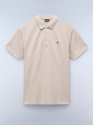 NAPAPIJRY Koszulka polo "Ealis" w kolorze beżowym