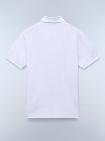 NAPAPIJRY Koszulka polo "Ebea 2" w kolorze białym