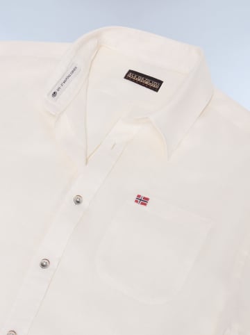 NAPAPIJRY Leinen-Hemd - Regular fit - in Creme