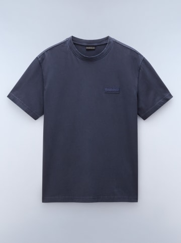 NAPAPIJRY Koszulka "Castor" w kolorze granatowym