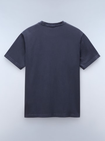 NAPAPIJRY Shirt "Castor" donkerblauw