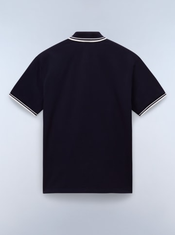 NAPAPIJRY Koszulka polo "Macas" w kolorze granatowym