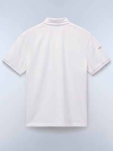 NAPAPIJRY Poloshirt "Badge" wit