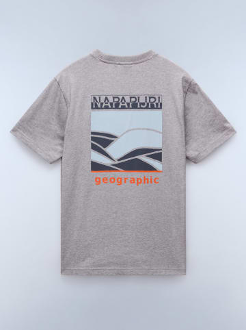 NAPAPIJRY Koszulka "Sovana" w kolorze szarym