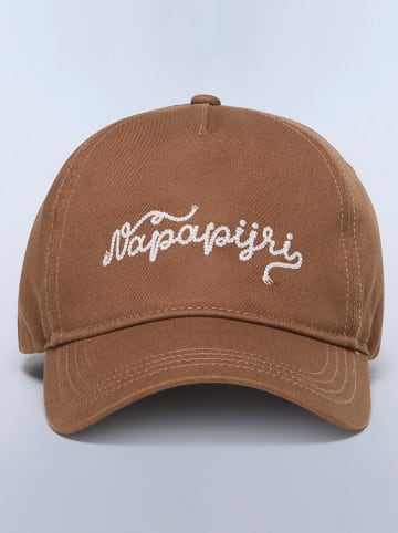 NAPAPIJRY Czapka "Soir" w kolorze jasnobrązowym