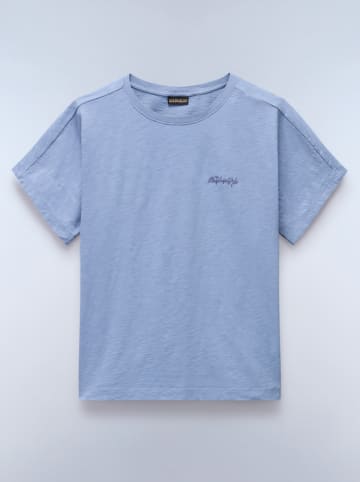 NAPAPIJRY Koszulka "Eclair" w kolorze niebieskim