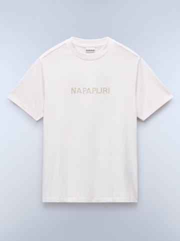 NAPAPIJRY Koszulka "Salees" w kolorze kremowym