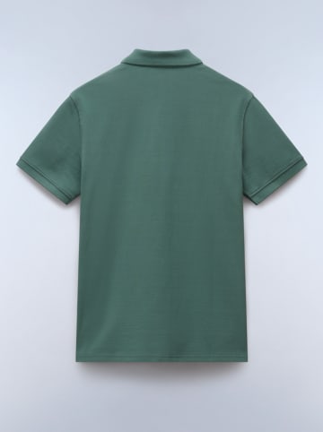NAPAPIJRY Koszulka polo "Eruggy 3" w kolorze zielonym
