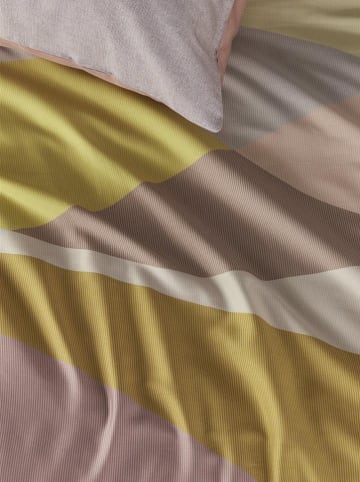 Beddinghouse Komplet pościeli satynowej "Daybreak" w kolorze zielono-brązowym