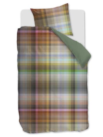 Beddinghouse Satijnen beddengoedset "Holiday" groen/meerkleurig