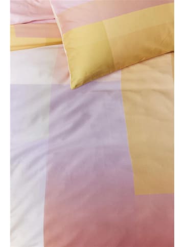 Beddinghouse Satijnen beddengoedset "Mirage" beige/geel/lichtroze