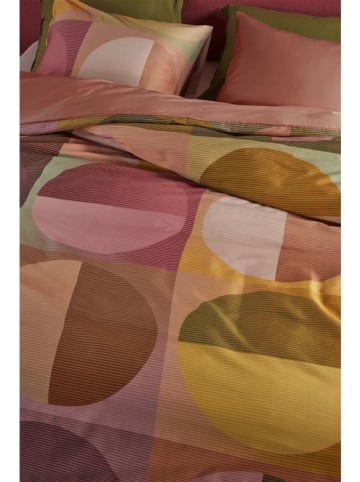 Beddinghouse Satijnen beddengoedset "Radiant" lichtroze/groen