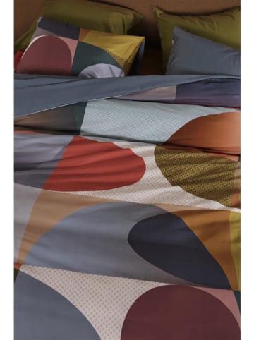 Beddinghouse Satijnen beddengoedset "Regal" grijs/kaki/lichtroze