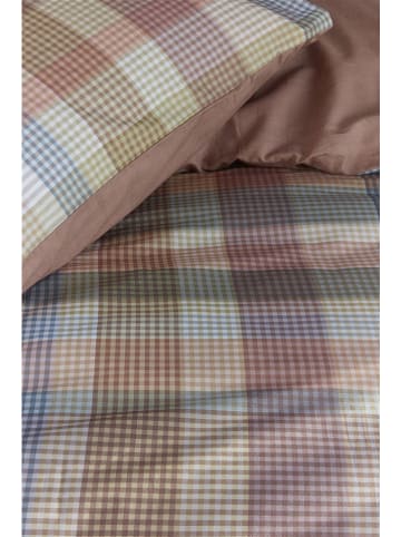 Beddinghouse Komplet pościeli "Cameron" w kolorze niebiesko-brązowym