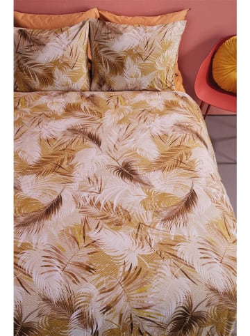 Beddinghouse Komplet pościeli renforcé "Easy Breez" w kolorze jasnobrązowym