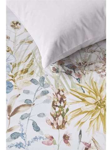 Beddinghouse Komplet pościeli renforcé "Flowerfields" w kolorze białym ze wzorem