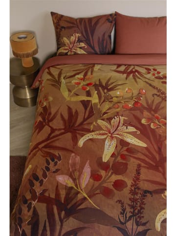 Beddinghouse Renforcé beddengoedset "goudkleurigen Hour" oranje