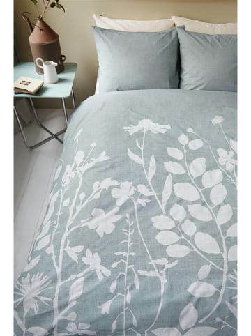 Beddinghouse Renforcé beddengoedset "Plant" lichtblauw
