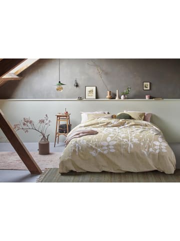 Beddinghouse Beddengoedset "Plant" geel/wit
