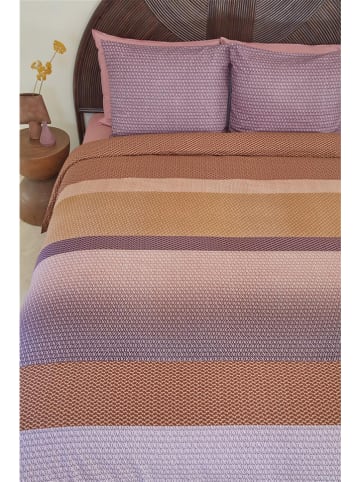 Beddinghouse Renforcé beddengoedset "Vance" paars/oranje