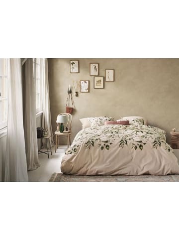 Beddinghouse Flanellen beddengoedset "Autumn Blossom" beige