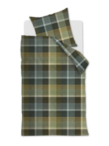 Beddinghouse Flanellen beddengoedset "Brett" groen