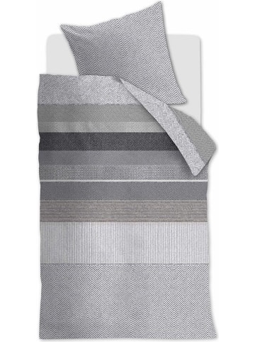 Beddinghouse Satin-Bettwäsche-Set "Bodhi" in Grau